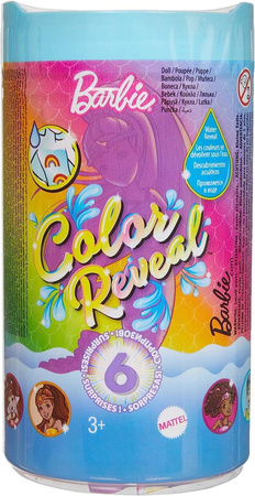 BARBIE CHELSEA KOLOROWA NIESPODZIANKA SYRENKA