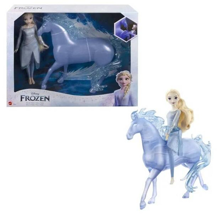 KRAINA LODU FROZEN LALKA KSIĘŻNICZKA ELSA Z WODNYM KONIEM KOŃ NOKK