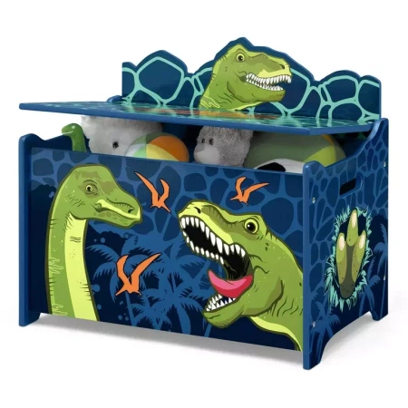 DINOZAURY POJEMNIK NA ZABAWKI SKRZYNIA DINO DZIECI