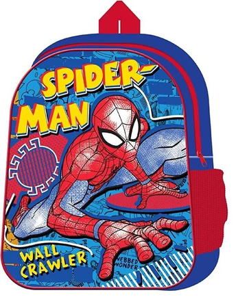 SPIDERMAN PLECAK PLECACZEK PRZEDSZKOLNY DLA DZIECI KIESZONKA NA BIDON