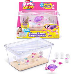 ZURU PETS ALIVE ZESTAW MAMA ŻÓŁW I MAŁE ŻÓWIKI W AKWARIUM