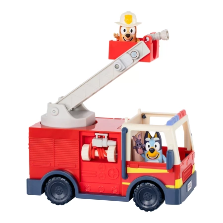 BLUEY BINGO WÓZ STRAŻACKI FIRETRUCK AUTO POJAZD FIGURKI