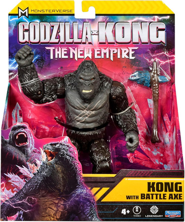 Figurka akcji GODZILLA vs. KONG with Battle Axe Goryl 15 cm z młotem