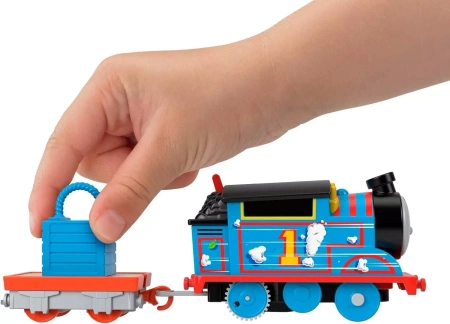 Fisher-Price Lokomotywa z napędem Tomek i Przyjaciele Pętla Plac Remontowy