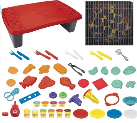 Play-Doh Ciastolina Wielki zestaw do Grillowania Grill i akcesoria E8742