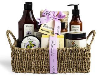 IDC KOSZ ZESTAW PREZENTOWY KOBIET KOSMETYKÓW CIAŁA KĄPIELI NATURAL OIL