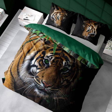 LEW LWY TIGER ZWIERZĘTA NATURA POŚCIEL BAWEŁNA 160X200 2 POSZEWKI