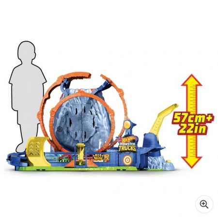 Hot Wheels Monster Trucks Tory Wulkan Arena GYL14 Garaż Zestaw T-Rex XXL