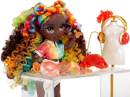 Rainbow High Creative Crystals Fashion Doll Lalka IRIS BOW