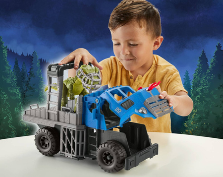 JURASSIC WORLD TRANSPORTER DINOZAUR T-REX AUTO