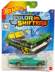 Hot Wheels Color Shifters 64 PONTIAC GTO Samochodzik zmienia kolor Auto