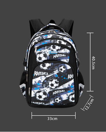 PIŁKA FOOTBALL PLECAK SZKOLNY TORNISTER DZIECI A4