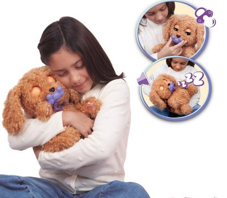 BABY PAWS PIESEK PIES LABRADOR INTERKTYWNY MASKOTKA DŻWIĘKI NOSIDEŁKO