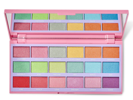 ZESTAW KOSMETYKÓW CIENI DO POWIEK PALETA LUSTERKO