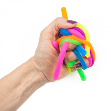 MAKARON SZNUREK GNIOTEK ANTYSTRESOWE FIDGET 6 SZT
