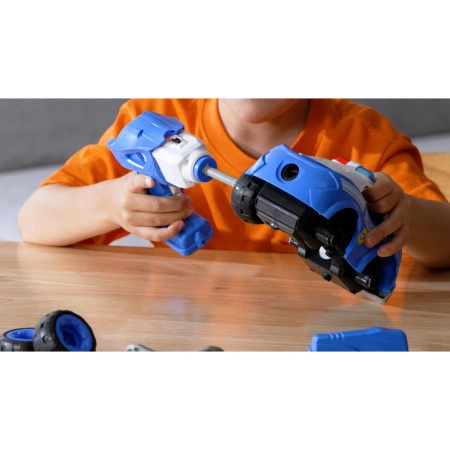 POLICJA AUTO DO SKRĘCANIA ROZKRĘCANIA MAŁY MECHANIK RC STEROWANY DŻWIĘKI