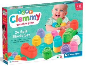 SOFT CLEMMY KLOCKI CLEMENTONI Miekkie Klocki 24 el