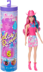 Barbie Color Reveal Lalka Seria Disco Kowbojka