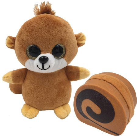 CIASTKA PACHNĄCE CIASTKO MUFFINKA PLUSZAK DZIECI MASKOTKA DWUSTRONNA