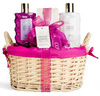 ZESTAW KOSMETYKÓW KOSZ PREZENTOWY DO CIAŁA I KĄPIELI DZIEŃ KOBIET