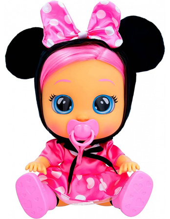 CRY BABIES LALKA MINNIE DRESSY PŁACZĄCY BOBAS WŁOSY