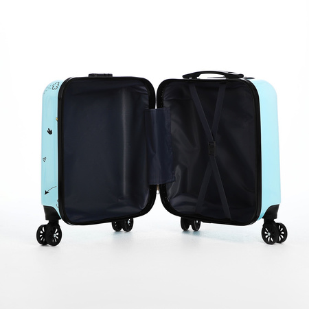 DINOZAUR DINOZAURY 3D WALIZKA DZIECIĘCA SZYFR 4 KÓŁKA PODRÓŻNA