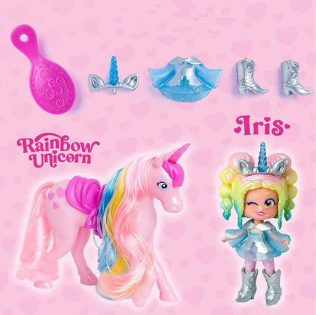 KOOKYLOOS RAINBOW UNICORN TĘCZOWY JEDFNOROŻEC KONIK LALECZKA IRIS