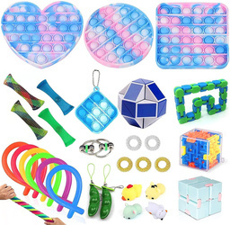 ZESTAW ZABAWEK ANTYSTRESOWYCH FIDGET TOYS POP IT