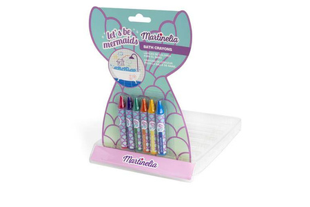 ZMYWALNE KREDKI DO KĄPIELI WANNY MARTINELIA SYRENKA DLA DZIECI
