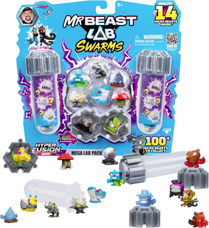 MrBeast Lab Swarms S3 – Mega 14-Pack Figurek Hyper Fusion
