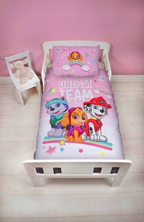 PSI PATROL RATUJĄCE SKYE POŚCIEL ŁÓŻECZKA 120X150