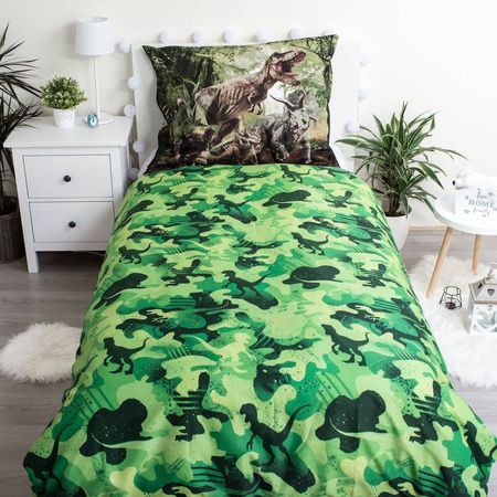 JURASSIC WORLD DINOZAURY DINOZAUR POŚCIEL 140X200