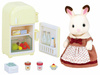 SYLVANIAN FAMILIES ZESTAW MAMĄ KRÓLIKÓW CZEKOLADOWYMI USZKAMI LODÓWKA 5014