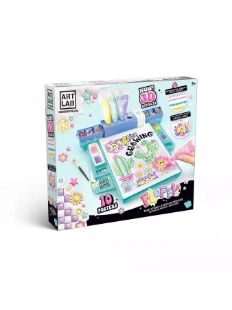 ART LAB CANAL TOYS Studio Fluffy ŻEL 3D ZESTAW KREATYWNY FARBY AKCESORIA