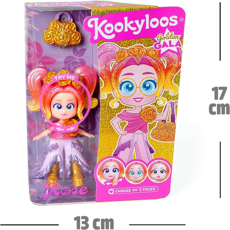 KOOKYLOOS Seria 7 Laleczka GOLDEN GALA ROSE