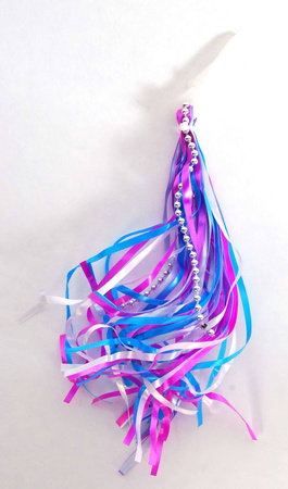 WSTĄŻKI FRĘDZLE ROWER KIEROWNICE DZIECI OZDOBA