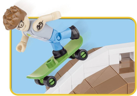 KLOCKI ACTION TOWN MEGA SZALONY SKATEPARK 500 el.