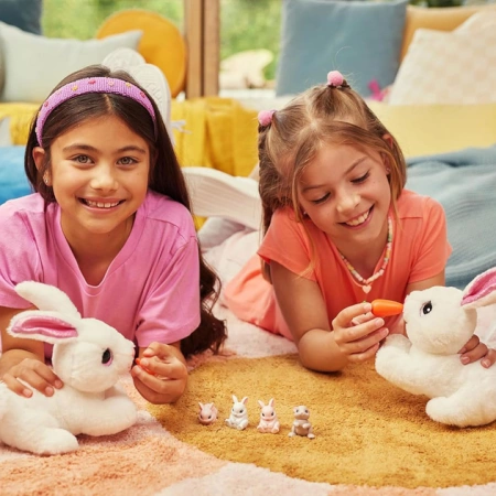 ZURU Pets Alive Interaktywny Królik Mama Bunny Surprise z króliczkami