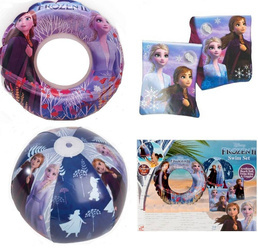 KRAINA LODU ZESTAW RĘKAWKI MOTYLKI PIŁKA KOŁO