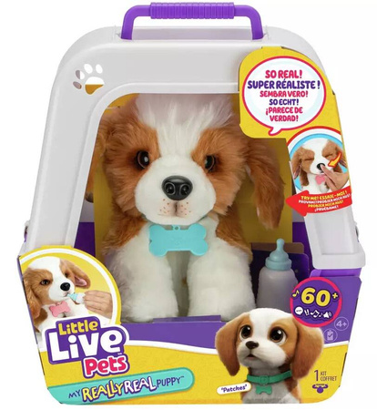 LITTLE LIVE PETS PIESEK MÓJ PRAWDZIWY SZCZENIACZEK INTERAKTYWNY TRANSPORTER