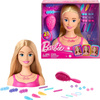 LALKA BARBIE GŁOWA DO STYLIZACJI + 20 akcesoriów do stylizacji włosów HMD88