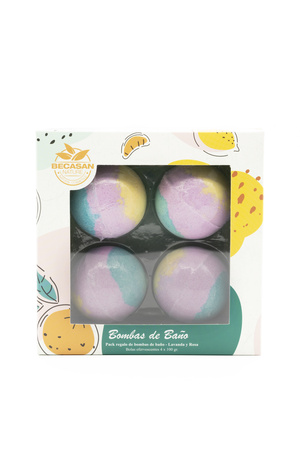 BCS DUŻE KULE DO KĄPIELI PACHNĄCE ZESTAW 4 X 100 G