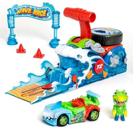 T-RACERS WAVE RACE CHALLENGE Zestaw z wyrzutnią