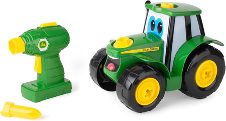 TOMY JOHN DEERE ZBUDUJ TRAKTOR JOHNNY 46655 WKRĘTARKA ZESTAW MAJSTERKOWANIA