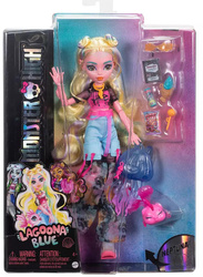 Monster High LALKA MONSTER HIGH Lagoona Blue + zwierzątko rybka Neptuna