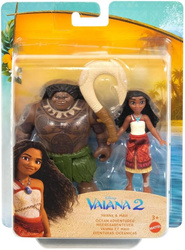 DISNEY VAIANA 2 ZESTAW MAŁYCH LALEK VAIANA I MAUI