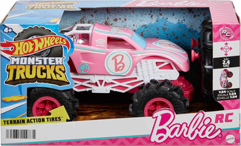 Hot Wheels Monster Truck R/C Barbie 1:24 Pojazd zdalnie sterowany HNV02