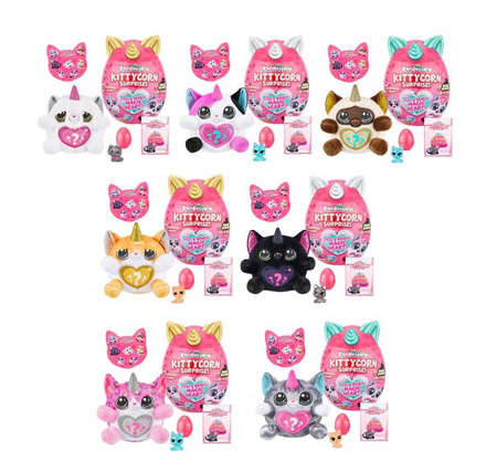 RAINBOCORNS JAJKO Z KOTKIEM NIESPODZIANKĄ PIESEK