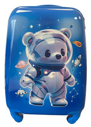 WALIZKA KOSMOS KOSMONAUTA MIŚ DLA DZIECI KABINOWA DO SAMOLOTU PODRÓŻNA