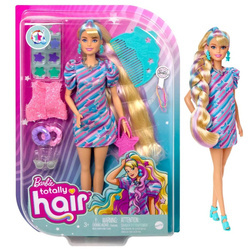 BARBIE LALKA TOTALLY HAIR FRYZURA DODATKI HCM87
